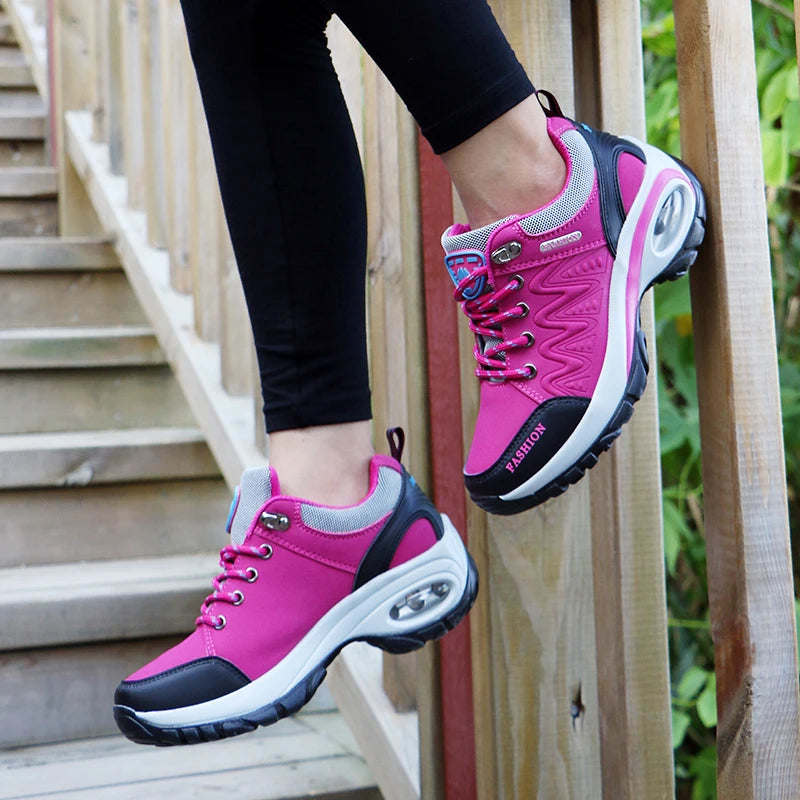 Women platform winter sneakers 2025 New in Casual Fashion Cushion Running Sports Shoes for Women Plush Warm Snow Boots Loafers
