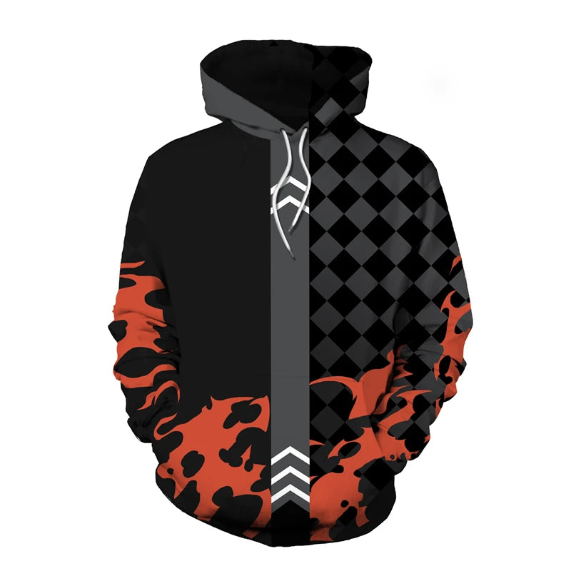 Anime Demon Slayer Kimetsu No Yaiba 3D Hoodie Sweatshirts Agatsuma Zenitsu Tomioka Giyuu Cosplay Men Coat Outfit