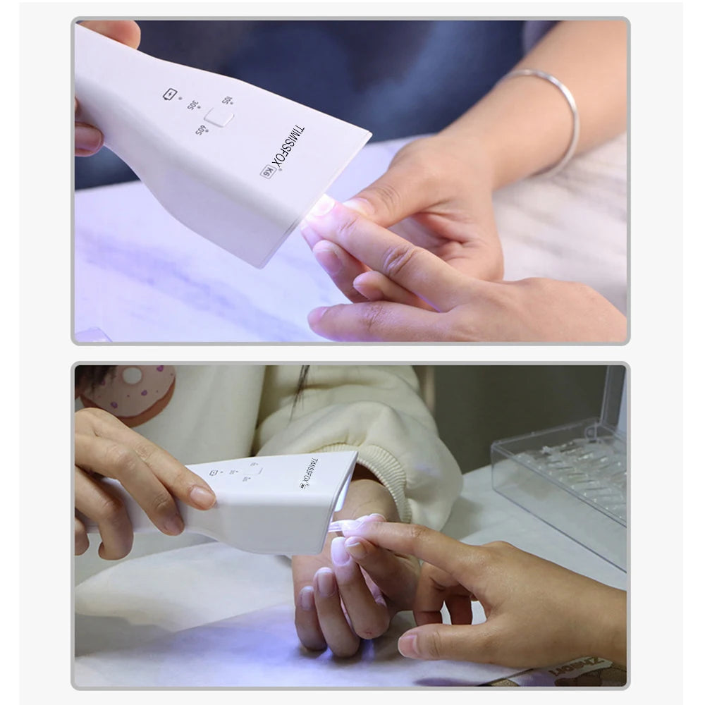 Mini UV Led Lamp Rechargeable Nail Lamp for Gel Polish Portable Nail Dryers Machine Nail UV Art Tools Gel Lamp