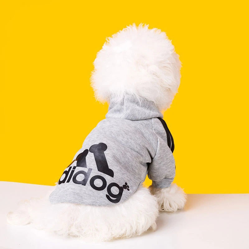 Winter Pet Dog Clothes Adidog Sweatshirts Fleece Warm Coat Clothing for Small Large Dogs Chihuahua Hoodie Pet Costume S-9XL