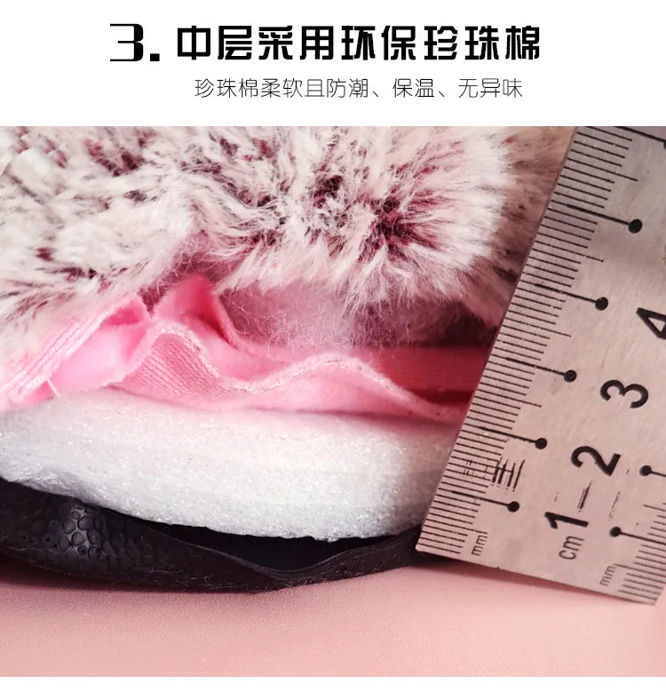 Top Qulaity Man slippers Plus Size 36-45 Creative Zebra pattern Paw Shoes Unisex Warm winter woman slipper