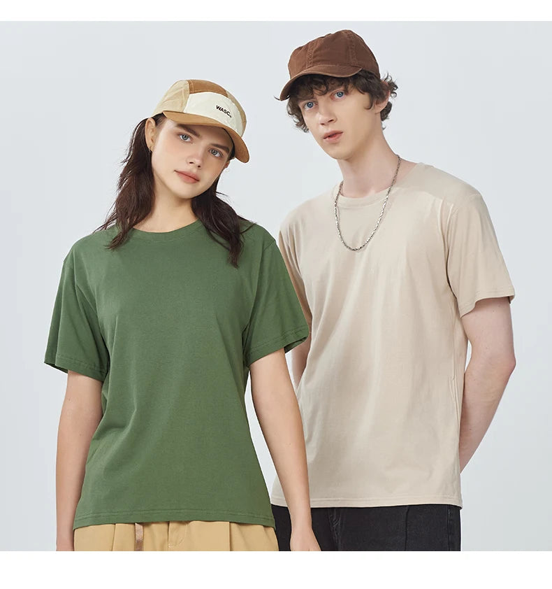 Casual Cotton Womens T-Shirts Seoul Beautiful Scenery Printed Short Sleeve O-Neck Breathable Oversize Fashion Female Clothes