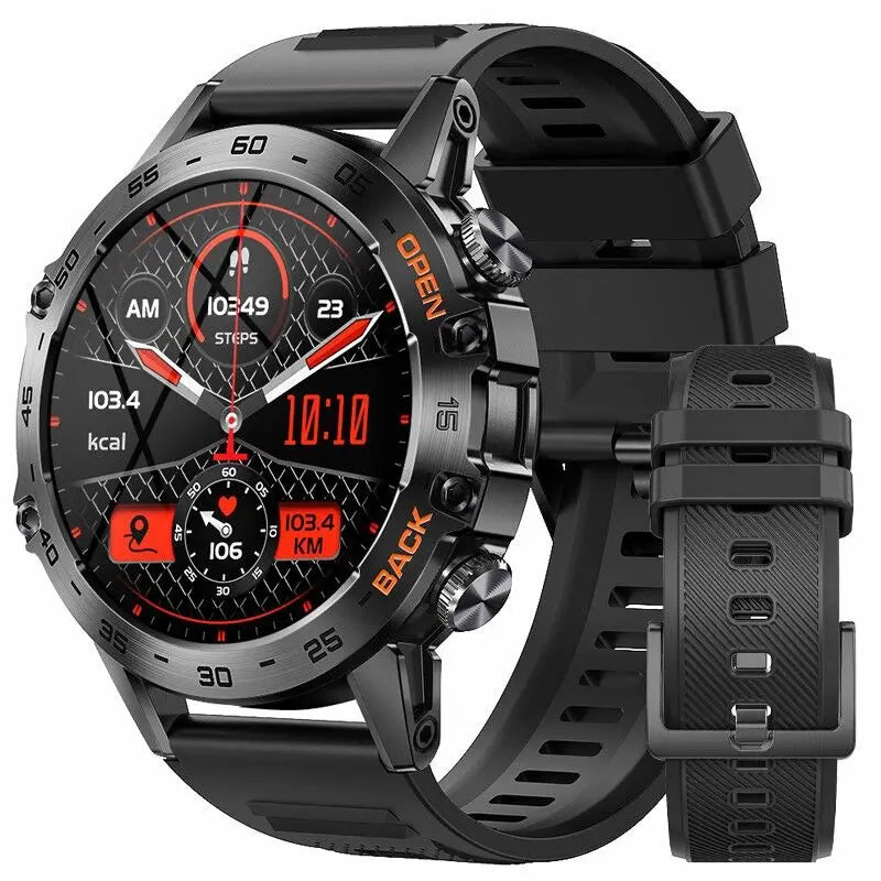 LIGE Smart Watch New1.39" Bluetooth Call Men Outdoor Sport Fitness Heart Rate Health Monitoring Smartwatch for Android IOS Phone