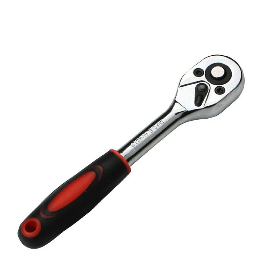 46PCS Socket Set Ratchet Wrench Screwdriver Tool 1/4" Drive Ratchet Torx Hex Wrench Socket Set Car Repairing Hand Tool