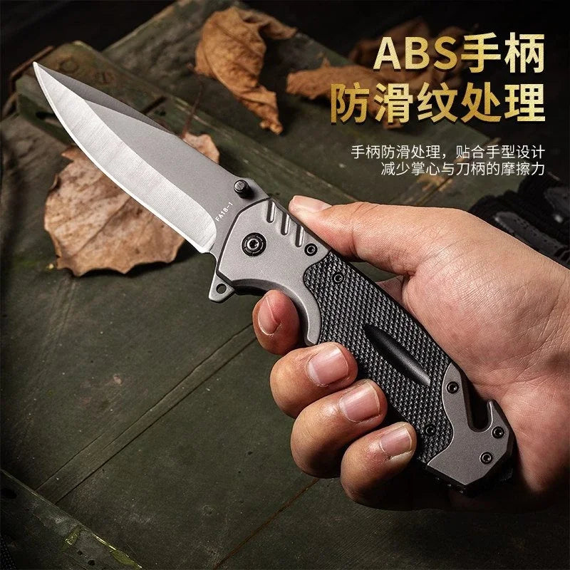 Tactical Folding Knife, Self Defense Survival Pocket Knives, EDC Multitool For Men, Hunting Weapon, Outdoor Camping, Hand Tools