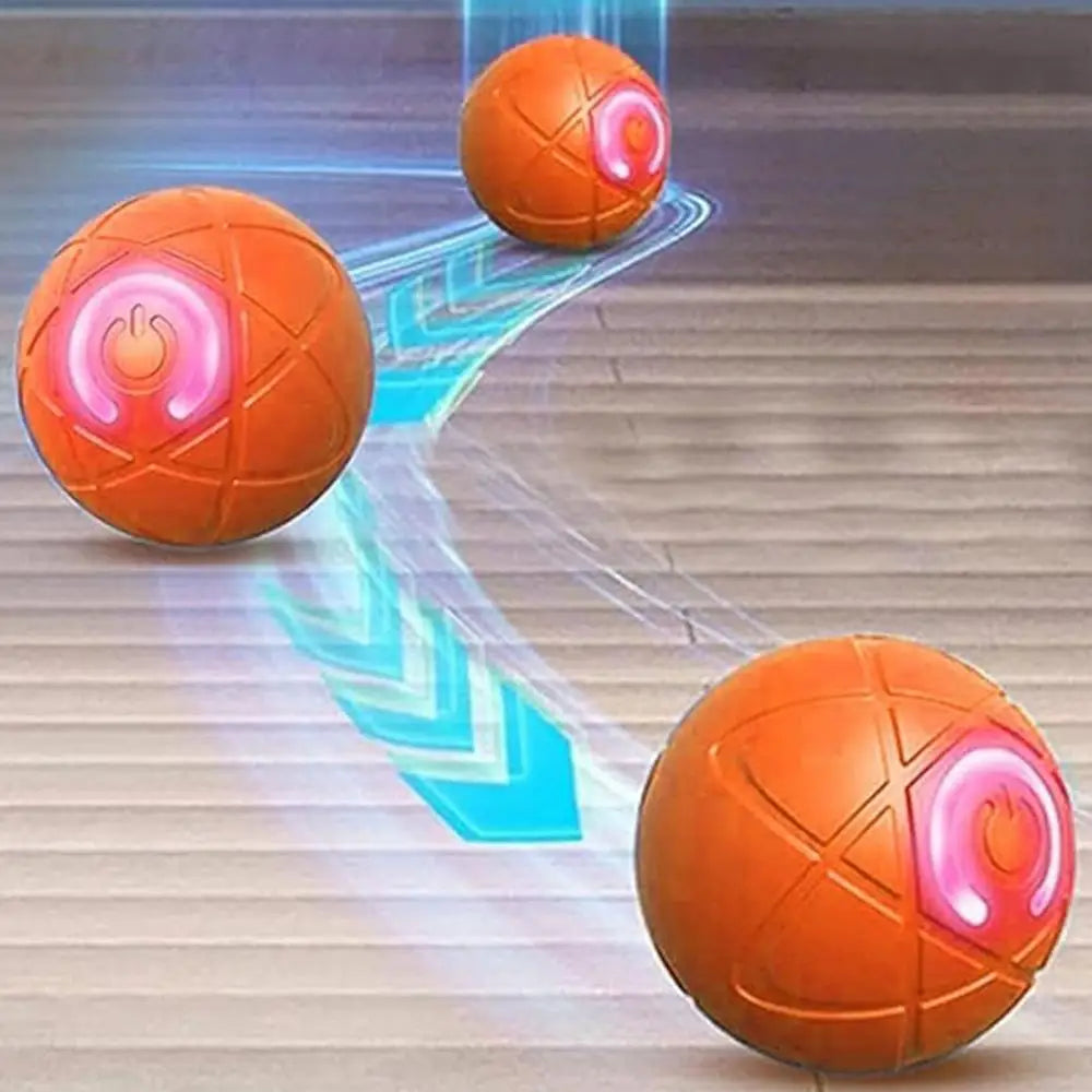 Active Rolling Ball For Dogs Vibrating Rolling Ball Automatic Rolling Ball Toys For Puppy USB Rechargeable Interactive Dog