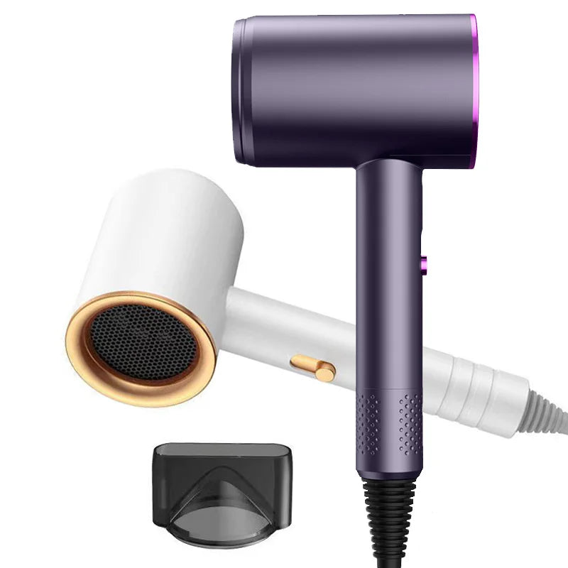 Hairdryer With Noiseless Operation Strong Wind and Anion Technology Fast Drying Hairdryer for Everyday Use