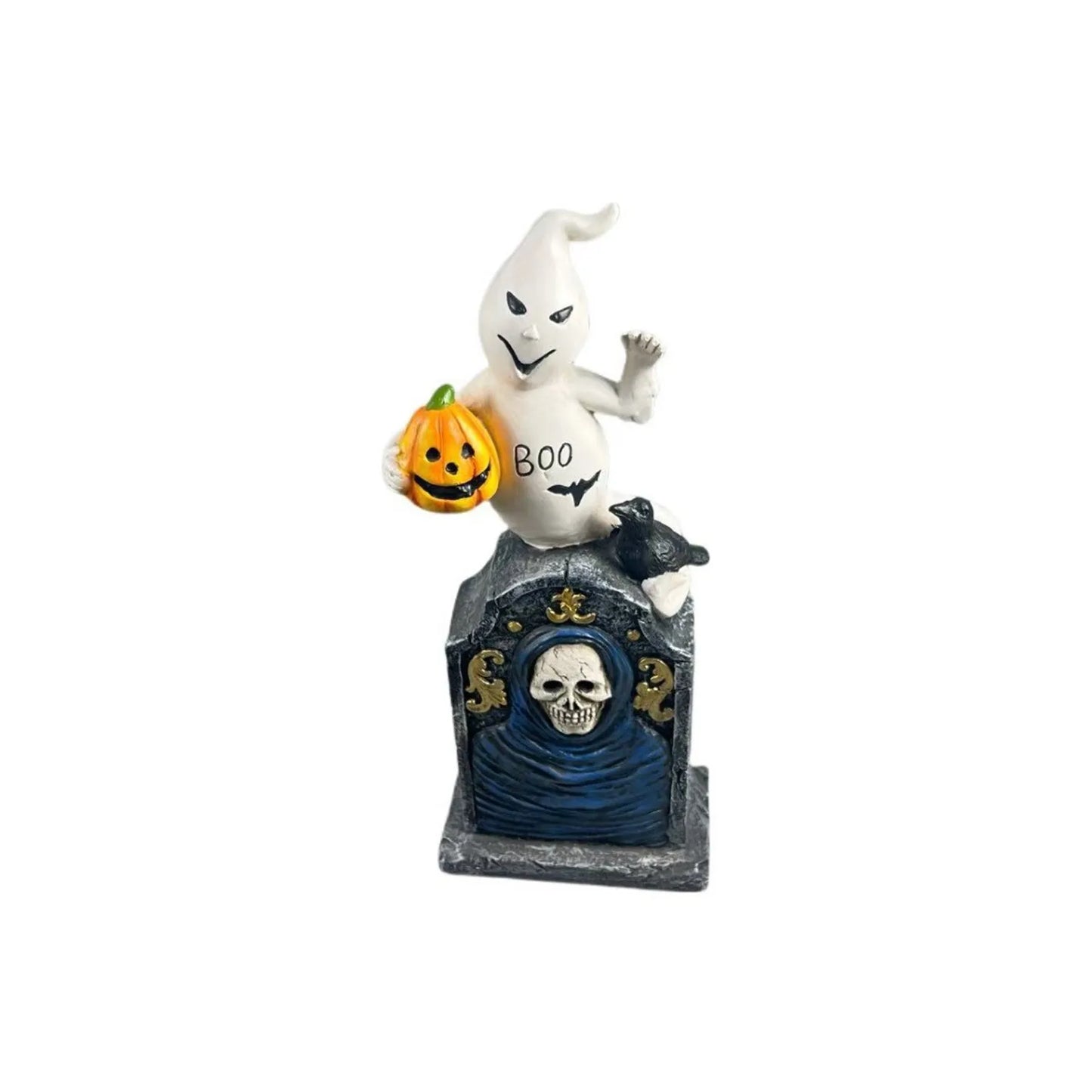 Halloween Pumpkin Haunted House Decorations Resin Props Ornaments Desktop Atmosphere Layout Creative Decorative Ornaments