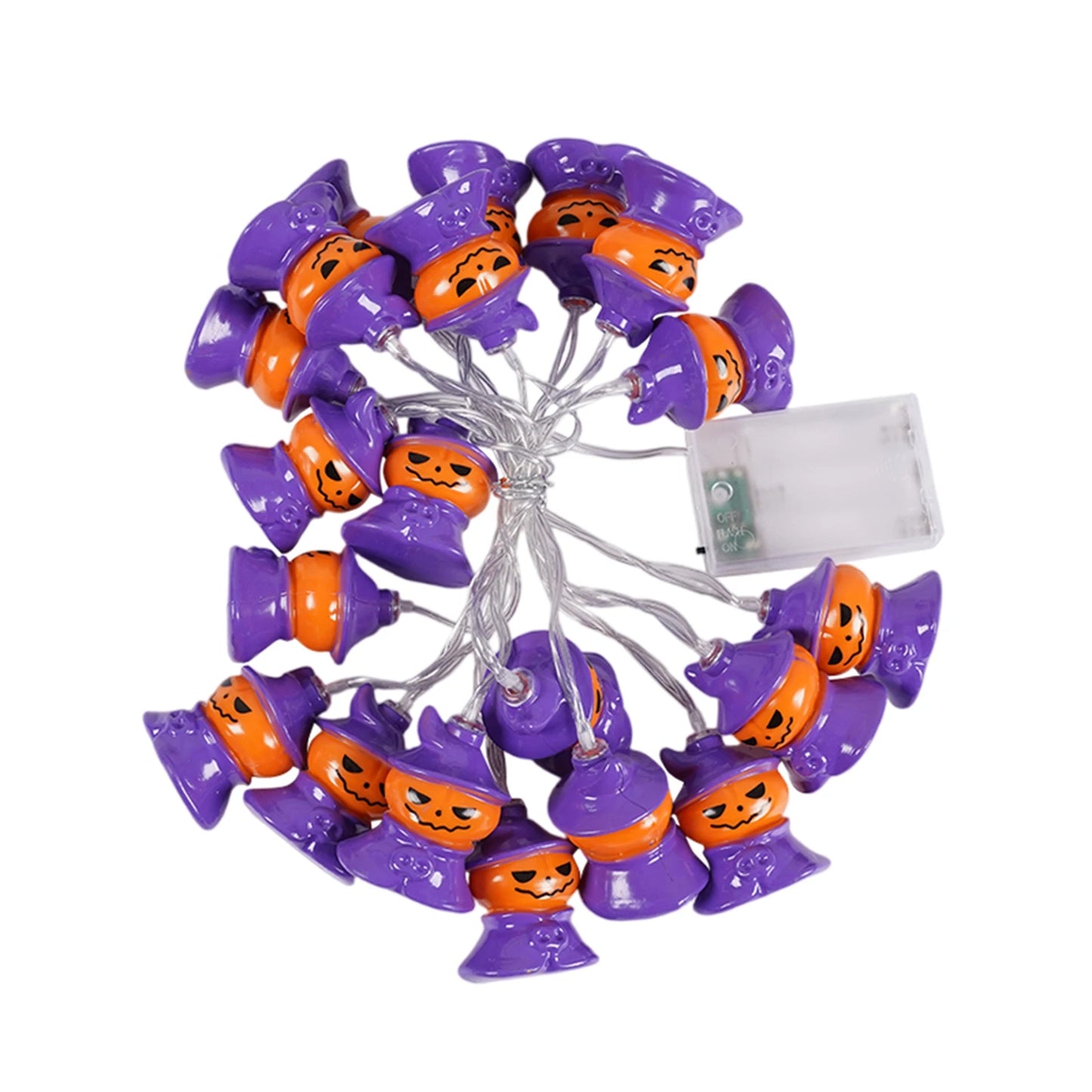 New Creative Halloween Pumpkin Ghost Lantern String Supplies Luminous Decorative Items Props Household Scene Arrangement Gifts