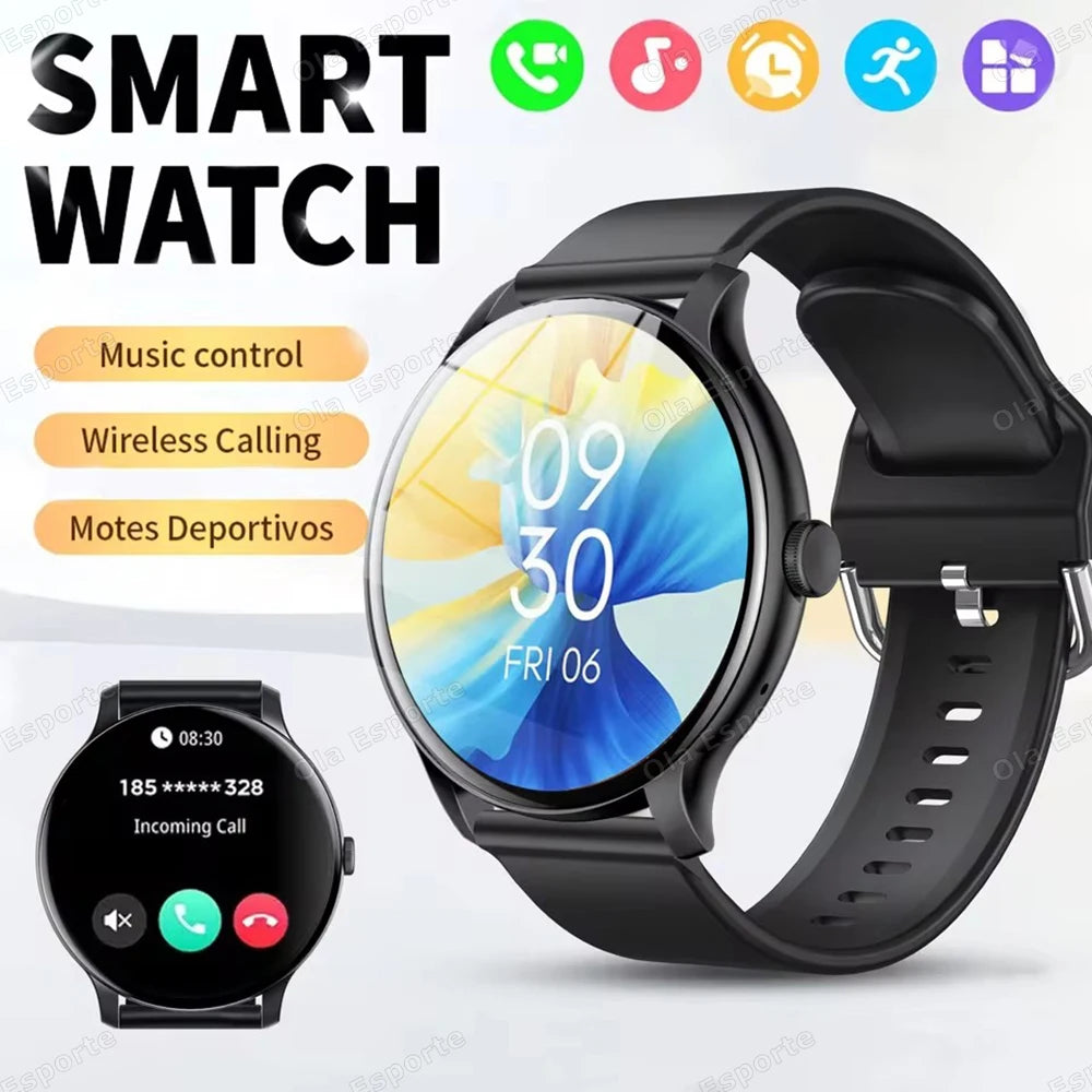 New 2025 Smart Watch Heart Rate Sleep Health Monitor Bluetooth Call Smartwatch Women Sports GPS Track Tracking For Android IOS