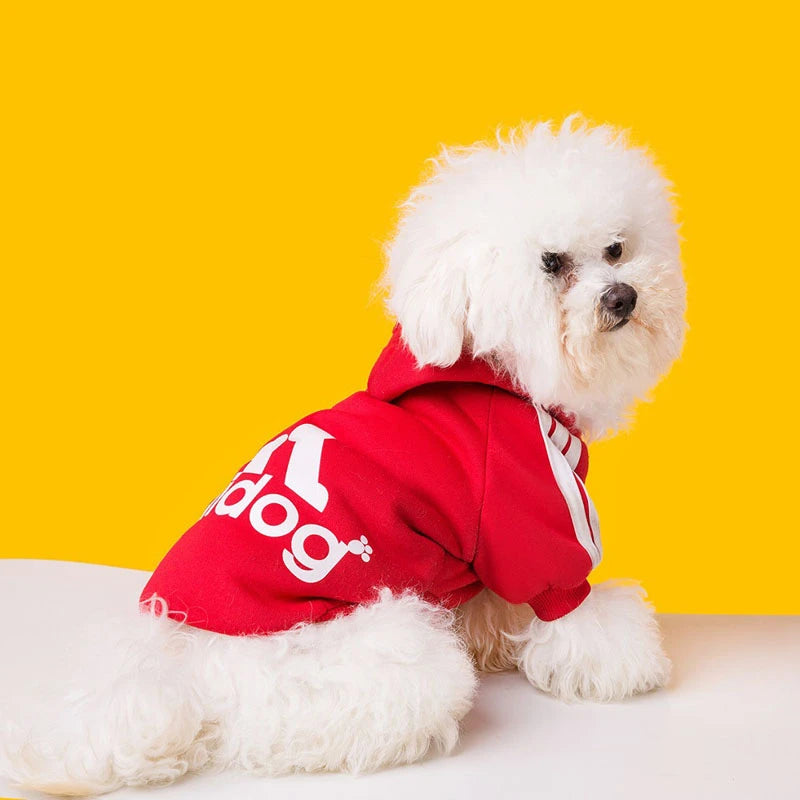 Winter Pet Dog Clothes Adidog Sweatshirts Fleece Warm Coat Clothing for Small Large Dogs Chihuahua Hoodie Pet Costume S-9XL