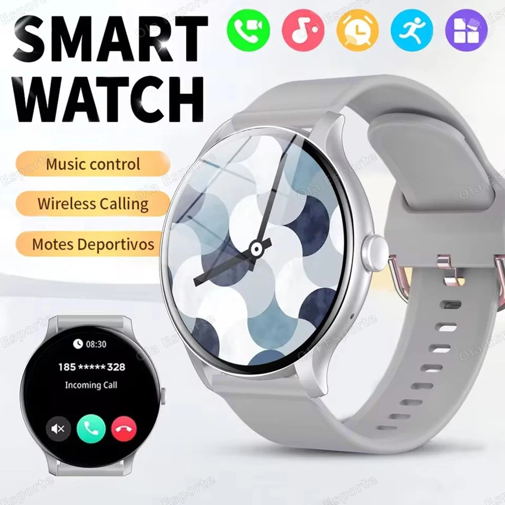 New 2025 Smart Watch Heart Rate Sleep Health Monitor Bluetooth Call Smartwatch Women Sports GPS Track Tracking For Android IOS